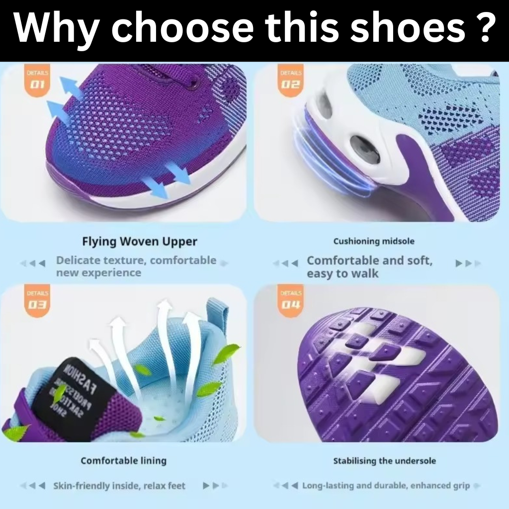 💥Hot Special Discount 70% OFF💥Women's breathable embroidered shoes, soft, comfortable & fashionable