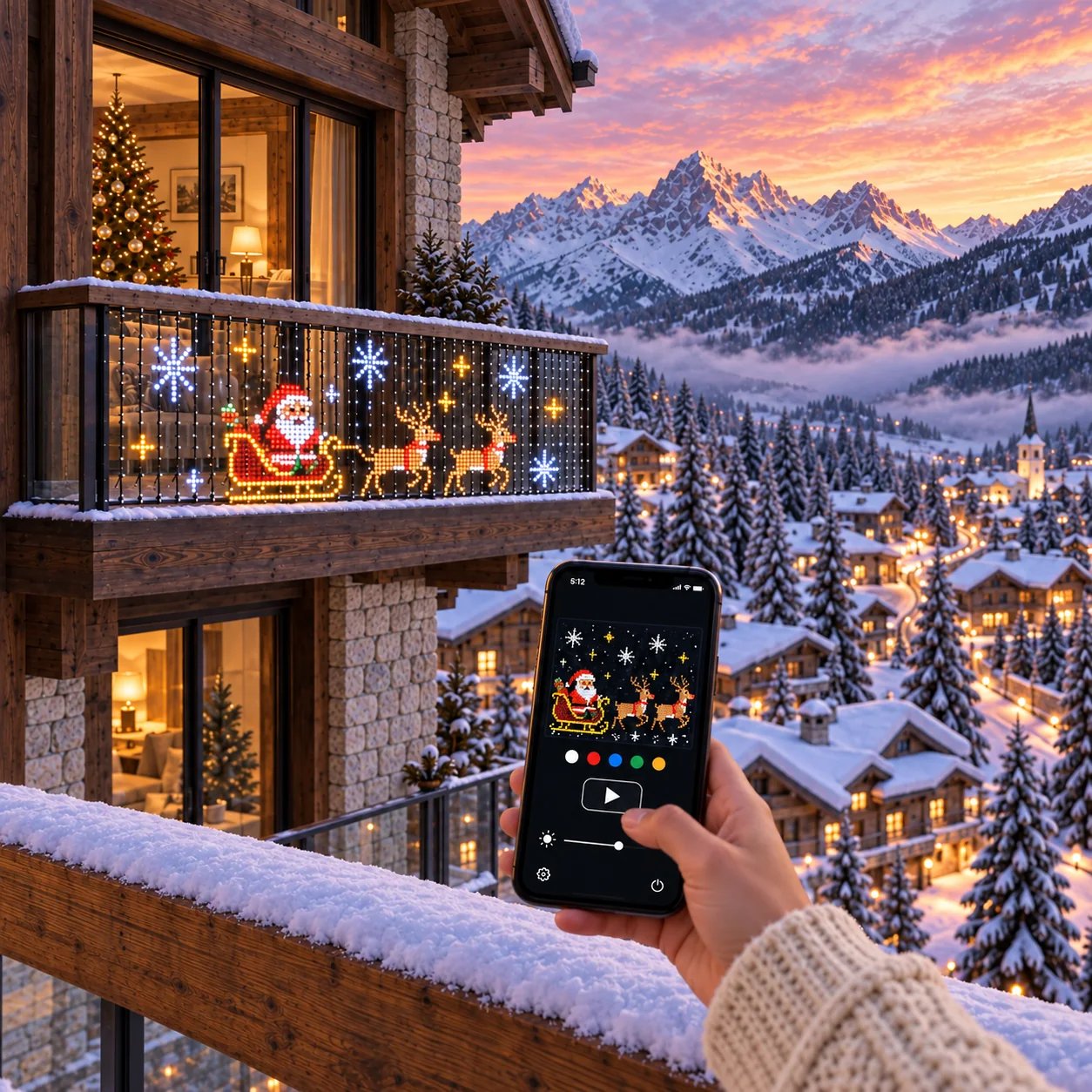Smart LED Curtain Lights