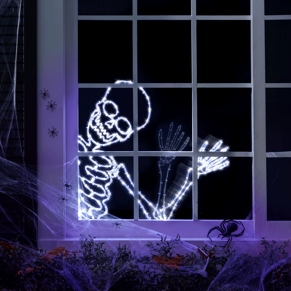 The Waving Window Skeleton - Hammacher Schlemmer