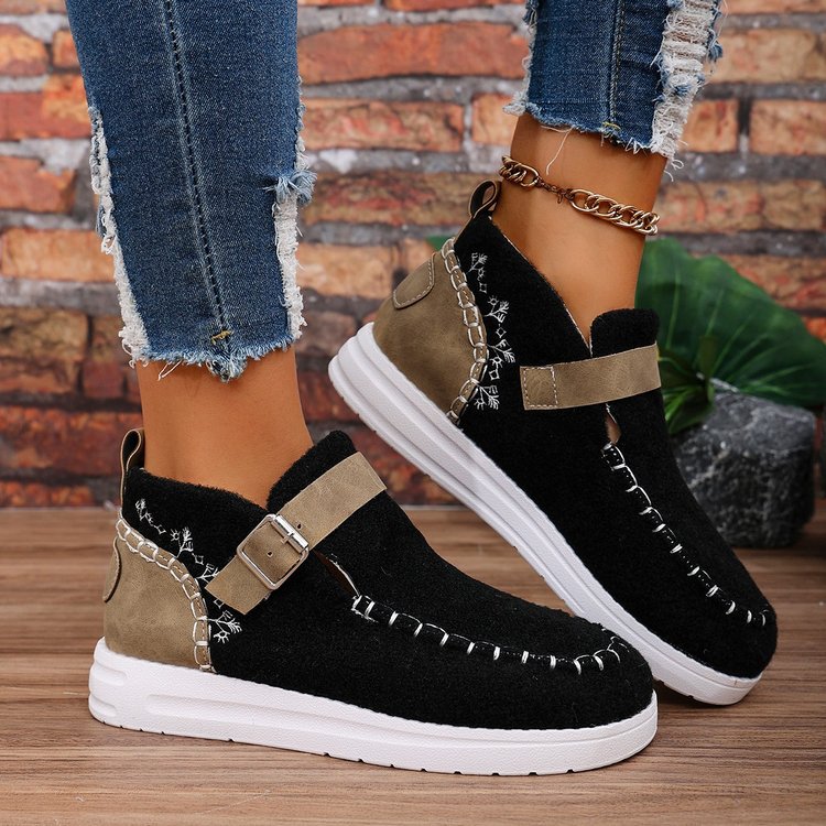 womens fall season solid color casual cotton shoes cap toe fabric upper inner insole pu sole european special hand washable or dry canvas sneakers 1