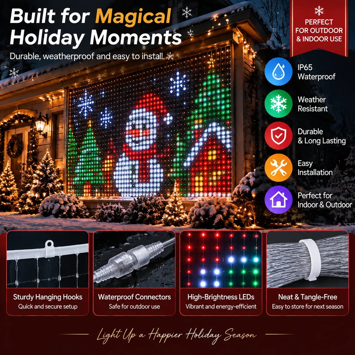 RGB Pixel LED Curtain Lights