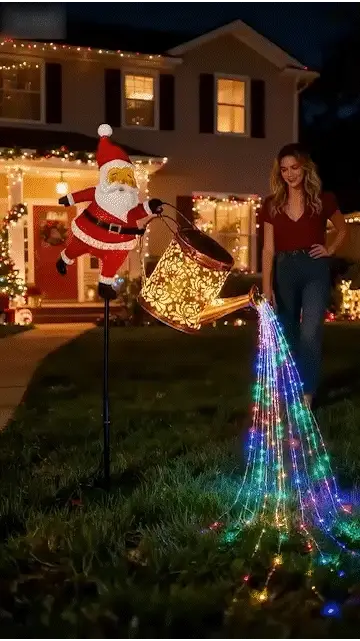 🔥Last Day 49% OFF ⏳ Solar-Powered Santa Claus Garden Stake Light (2025 Holiday Sales)